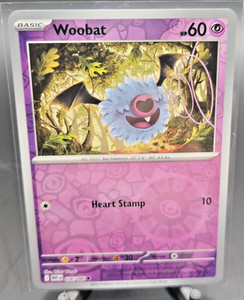 Pokemon TCG Woobat 036/086 Sv: White Flare Reverse Holo