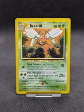 Beedrill 18/75 Rare Neo Discovery Set Pokemon Card WOTC Played