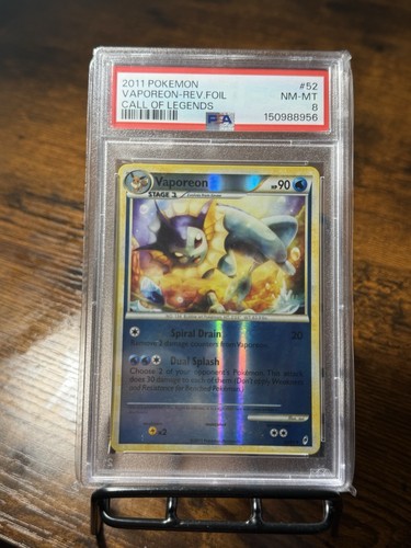 Vaporeon graded PSA 8 for sale on eBay