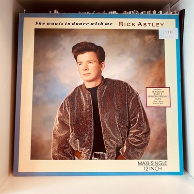 Rick Astley - She Wants To Dance With Me (12'') (Near Mint (NM or M-)) - 39541024