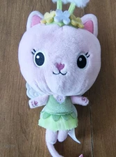 (Blue Bare)Gabby’s Dollhouse, 7-inch Kitty Fairy Purr-ific Plush Toy, Kids Toys