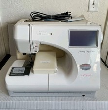 Janome Memory Craft 9000 Sewing Embroidery Machine Combo FOR PARTS NOT WORKING