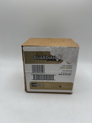 Guardian Drain Lock GDL2000 2  Backflow Preventer w/ SS Strainer New