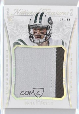 2015 Panini National Treasures Tremendous 4/99 Bryce Petty #TTR-BY Rookie RC 0f8