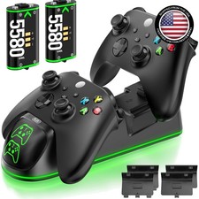 Xbox Series X/S  One Controller Charging Station with LED Indicators  4 Covers