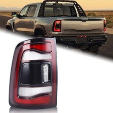 19-24 Dodge Ram 2500 3500 LED Tail Light Left Driver Red Black Blindspot