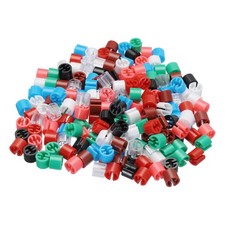 Clothes Hanger Markers Blank Tags Fit 3.5mm Rod for Garment 8 Color, 200pcs