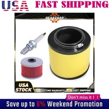 Air Oil Filter Spark Plug Tune Up - Kit For Honda Rancher 350 Foreman 400 450