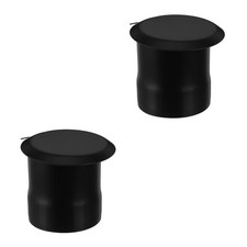 2pcs Generator Exhaust Cap, Steel Rainproof Cover, 60MM