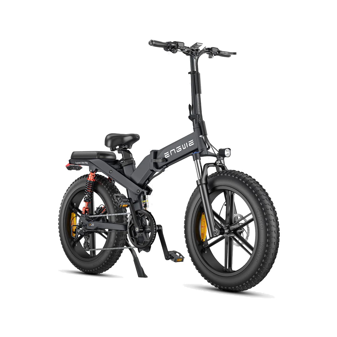 bici pieghevole fat bike x20 20 8v 691wh + 374wh dual battery nero taglia unica