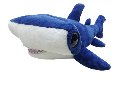 #ad Jumbo Hammerhead Shark Plush Blue 58quot; Valentine#x27;s Day by Way To Celebrate $170.00