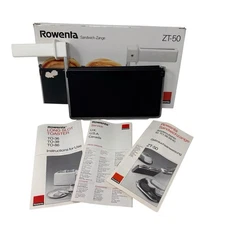 Rowenta ZT-50 Sandwich Toaster 2 Slice Accessory Cool Touch Toaster Single Slot
