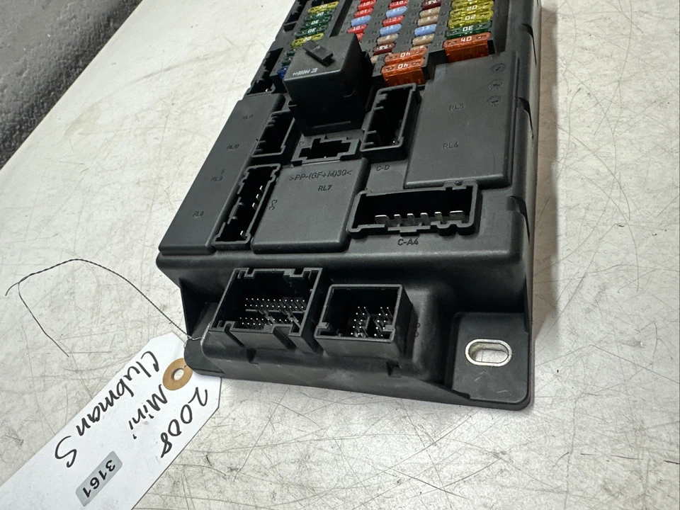 Mini Cooper 2007 - 2013 内部保险丝盒面板 61.35 3453738-01 — 第 3/4 张图片