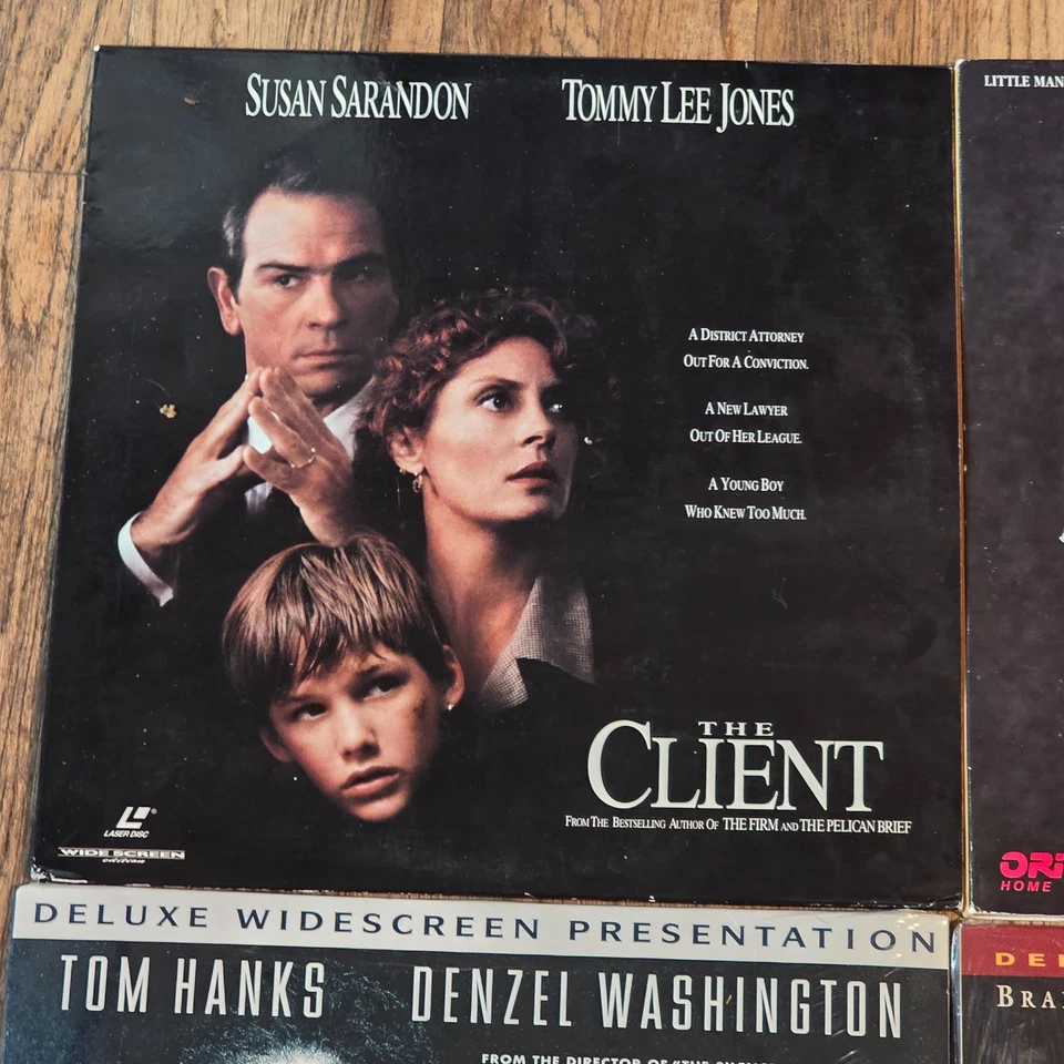 Laserdisc Lot Client, Little Man Tate, Philadelphia, Legends of the Fall, Ghost Foto 2 de 4