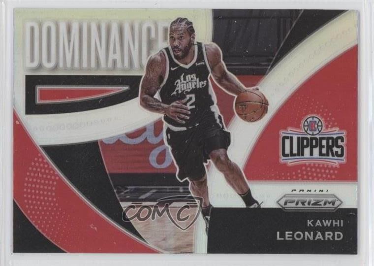 2021-22 Panini Prizm Dominance Silver Prizm Kawhi Leonard #22 00jz