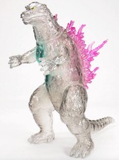 CCP Middle Size Series 9th Godzilla 1999 Clear Black Ver Vinyl Fig. New in Bag