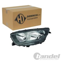 Diederichs Halogen Scheinwerfer Mit Lwr-Motor Schwarz Links | 3590981