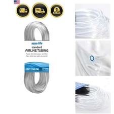 Airline Tubing Aquarium Clear Flexible 25 Feet Fish Tank Accessories