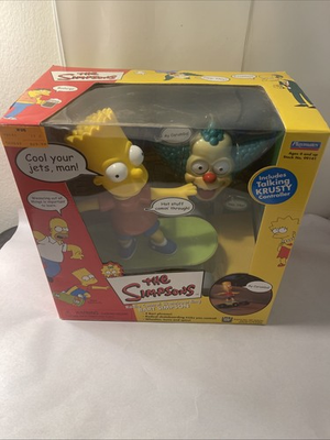 #ad The Simpsons Radio Control Skateboarding Bart Simpson W Krusty Controller New $49.99