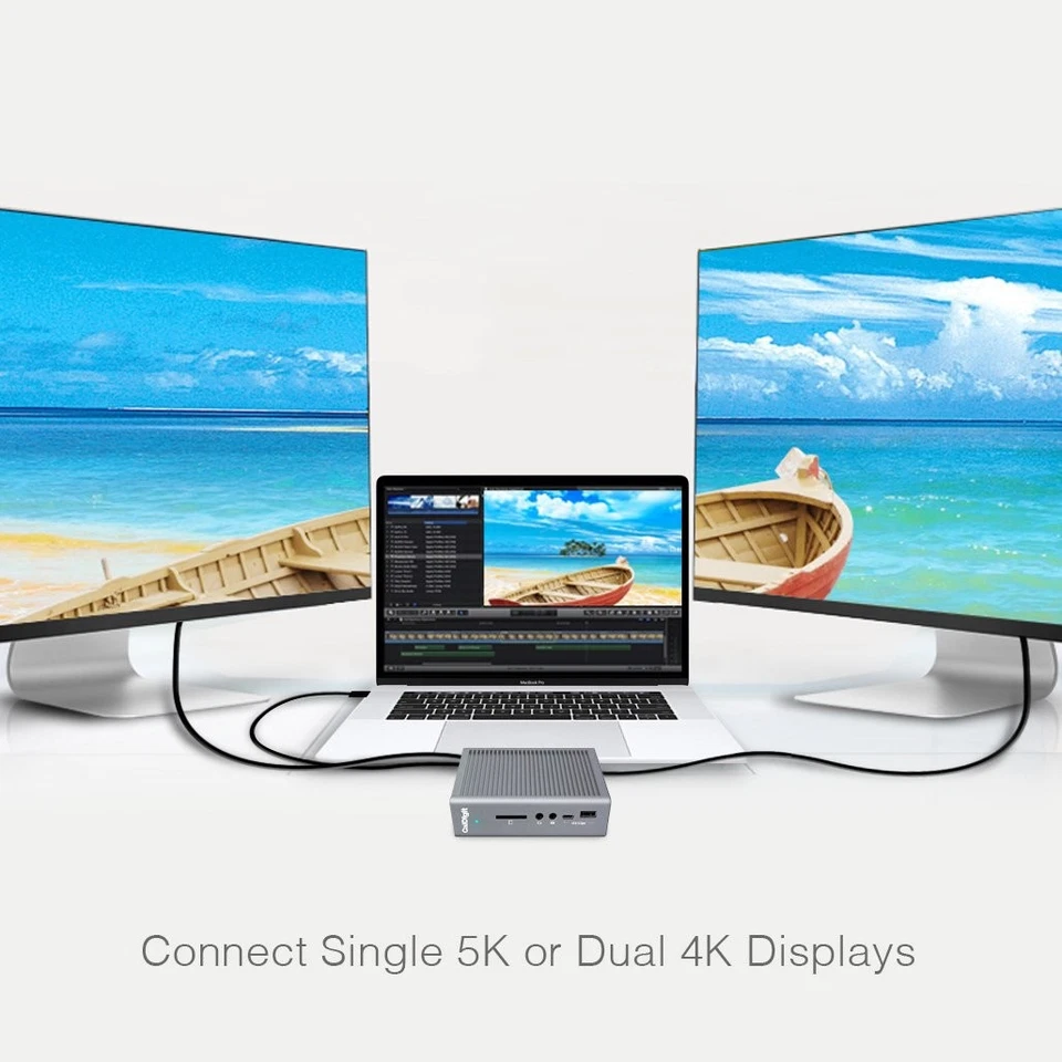 Base TS3 Plus Thunderbolt 3 - Carga 87W, 7X Puertos USB 3.1, USB-C Gen 2, Di... Foto 3 de 4