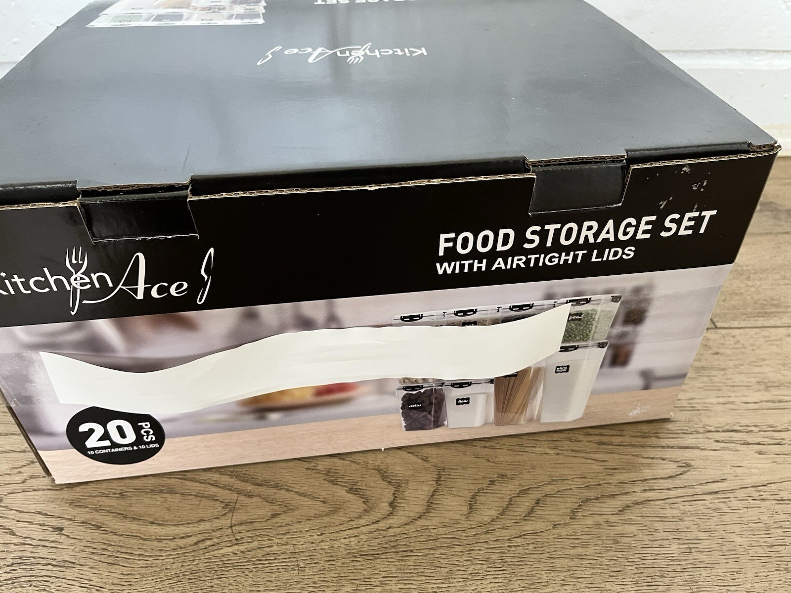 Kitchen Ace 20 PCS Food Storage Set w/ Airtight Lids