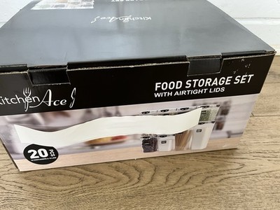 Kitchen Ace 20 PCS Food Storage Set w/ Airtight Lids