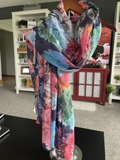 ECHO Scarf Neck, Head, Kerchief Tulips Floral...