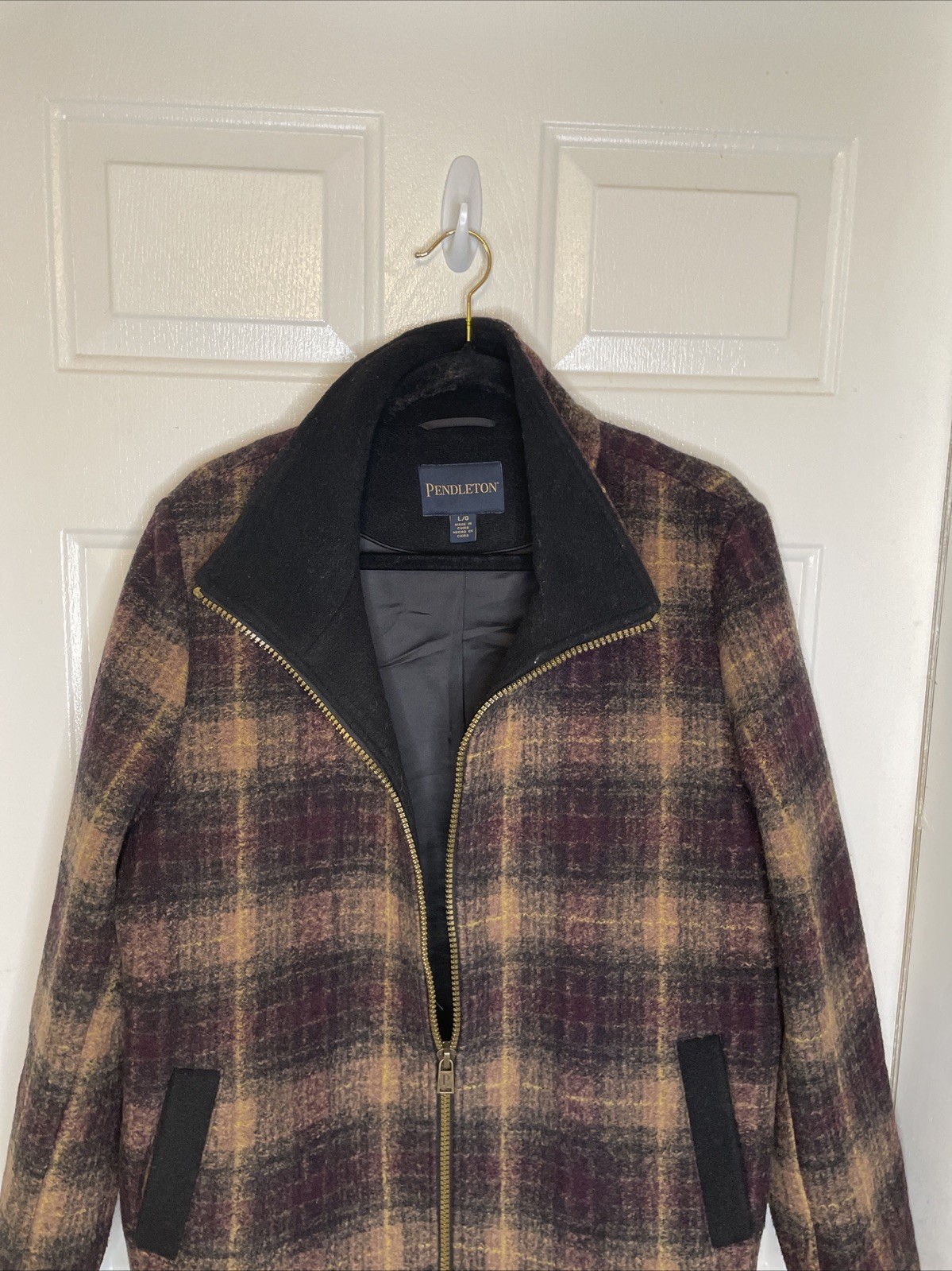 Pendleton Women’s Wool Blend Walker Jacket - Maro… - image 8