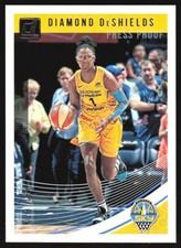 2019-20 Donruss WNBA Press Proof Silver 029/199 Diamond DeShields #30 Chicago