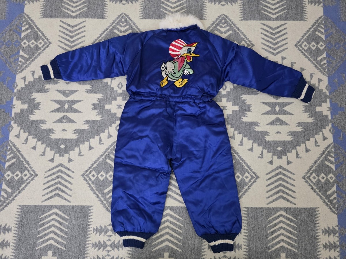 Vintage 40s 50s Childrens Sukajan Snowsuit Japanese Souvenir