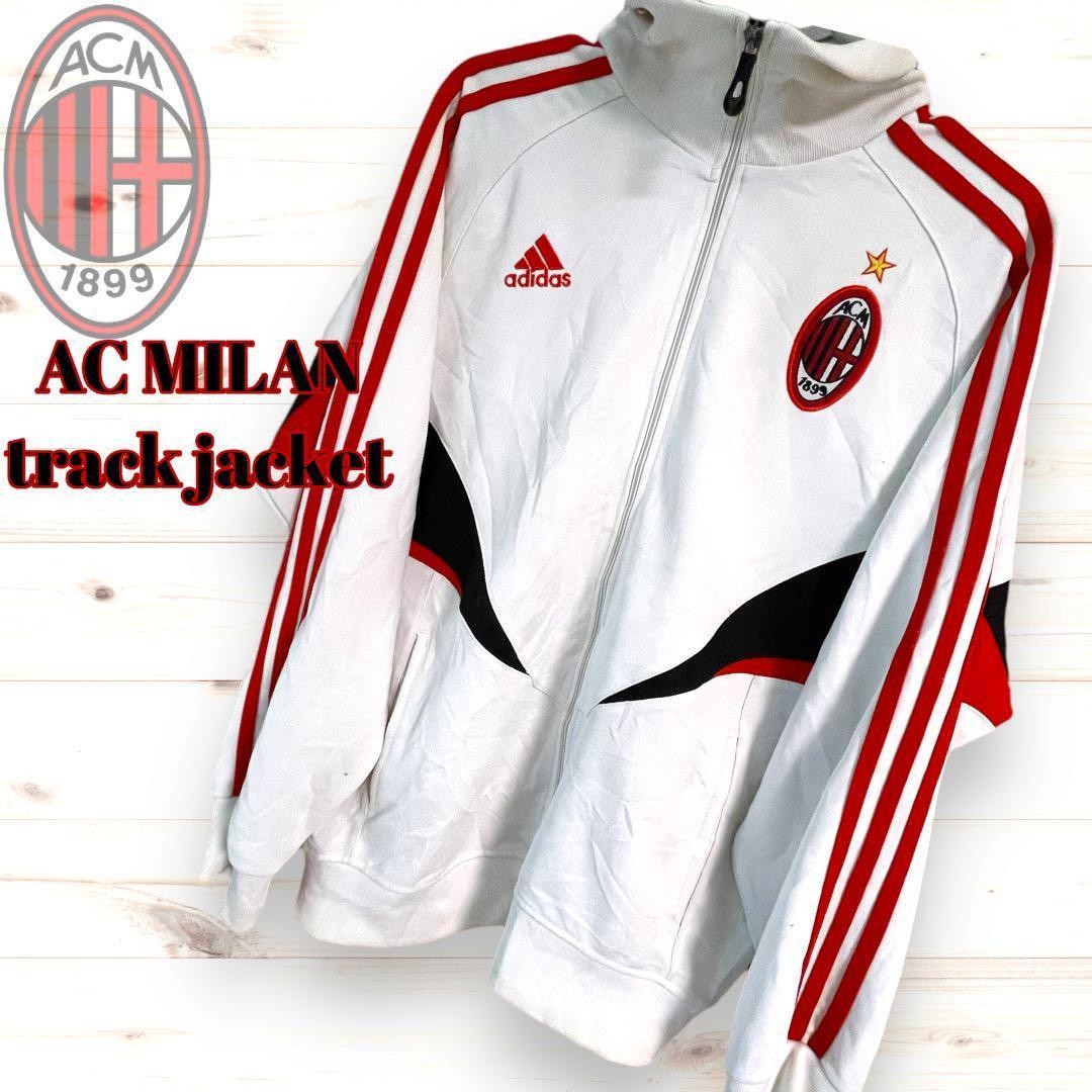 AC Milan adidasトラックジャケットジャージ Adidas AC Milan Vintage Away Track Jacket XL Unisex Full Zip