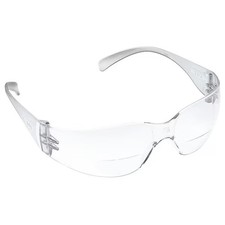 Virtua TM Reader Safety Glasses, Clear Wraparound Frame, 2.0 Diopter, Clear