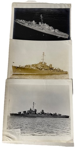 USS JAMES C OWENS DD-776 Destroyer 8 x 10 Official USN Photo Lot Of 3 San Pedro