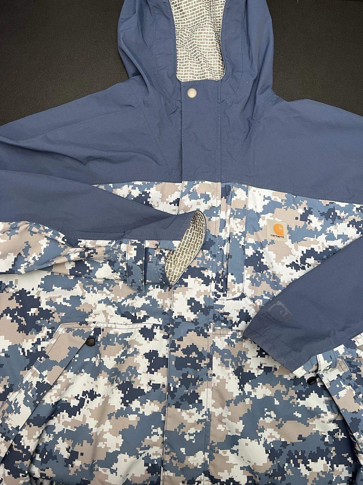 Carhartt Shoreline Vapor Jacket - Storm Defender® Tech - Blue Digital Camo - L