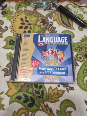 Easy language: 25 languages Shelf195 VINTAGE PC GAME/SOFTWARE~