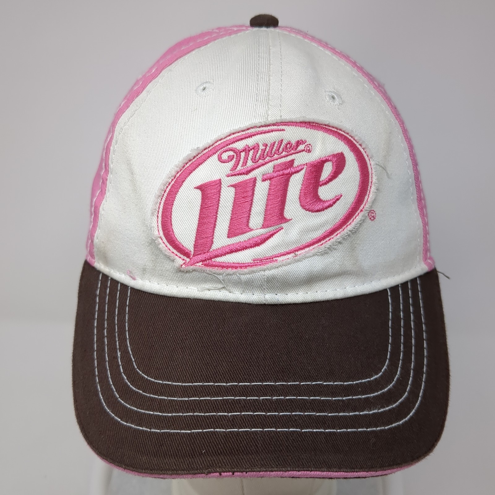 Miller Lite Strapback Baseball Cap Multicolor One… - image 2
