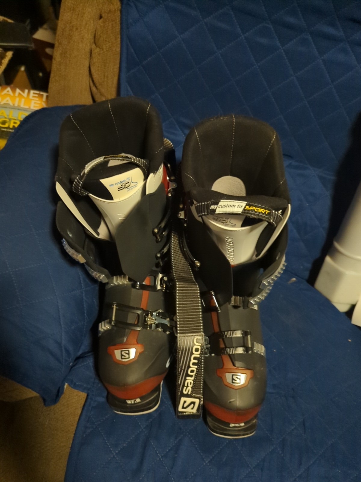 STIVALI DA SCI SALOMON X PRO 80 Energyzer da uomo taglia 27 5 (taglia USA 9 9 5) misura personalizzata