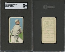 T206 Chief Bender Pitching No Trees HOF ~~ SGC 3 ~~ Sovereign 350 back