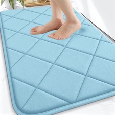 Olanly Memory Foam Bath Mat 30X20 Ultra Soft And Absorbent Bathroom Rugs