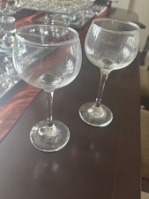 Vasos grandes de ginebra globo extra altos x 2 vasos de cóctel G&T vástago clásico en muy buena condición