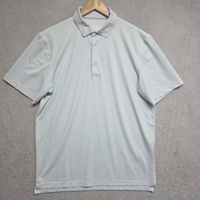 Vineyard Vines Shirt Mens Medium Blue OTG Palmero Polo Golf Casual Short Sleeve