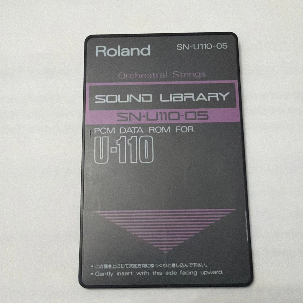 【希少】Roland PCMカード SN-U110-05 U-110 Roland SN-U110-05 Keyboards Sound Library PCM Data Rom for U-110