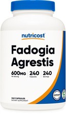 Nutricost Fadogia Agrestis 240 Capsules  600 mg Per Serving - 10:1 Extract