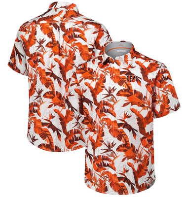 Tommy Bahama Sunnyvale Blooms Camp Button-Up Shirt - Orange