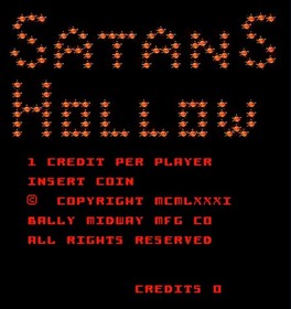 Satan's Hollow Arcade PCB Bally Midway WORKING 100%  RARE !!!