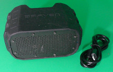 BRAVEN BRV-1 Wireless Portable Bluetooth Speaker Black/Cyan Waterproof Rugged