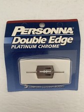 Personna Double Edge Platinum Chrome 5 Comfort Coated Blades