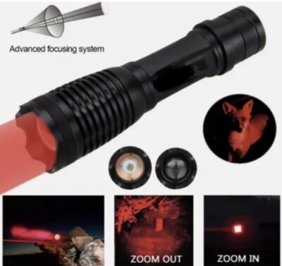 CARP TECH Angelgerät ROT Laser Büschel Vogelschreck Taschenlampe zoombarer Büschelmodus