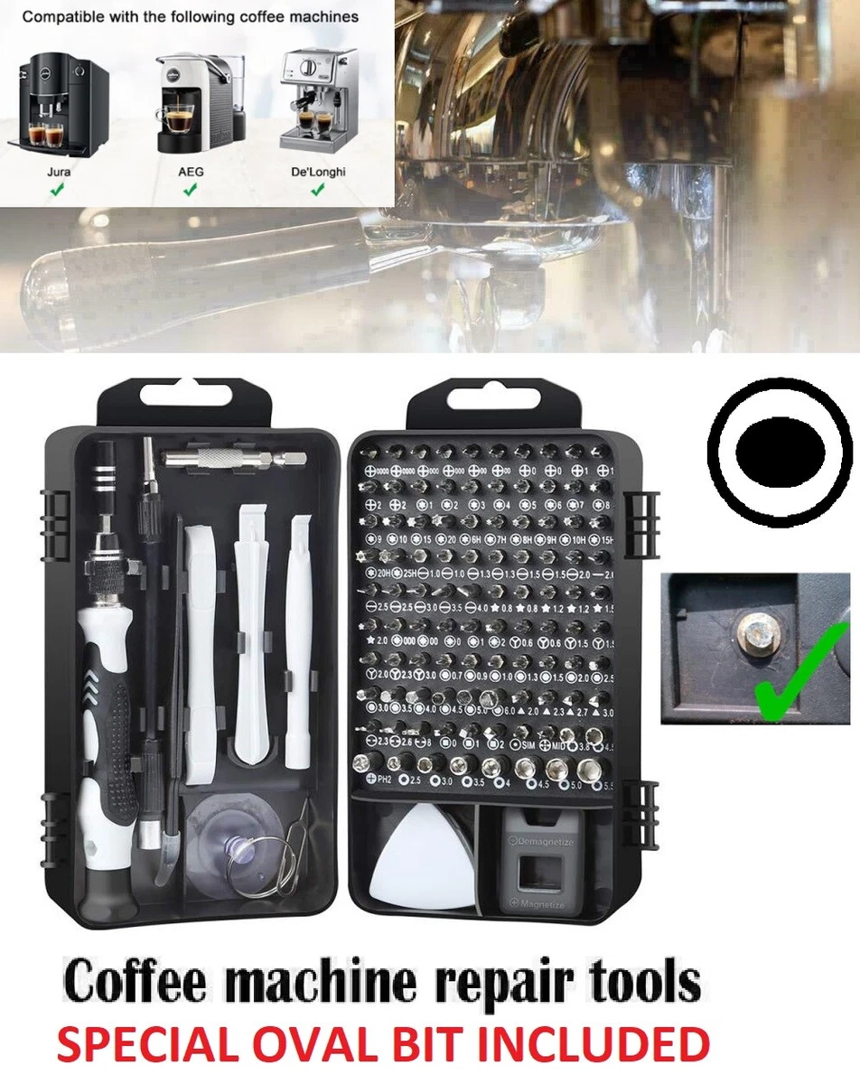 Kit d'outils de réparation tournevis pour machine à café Jura Nespresso  tête ova