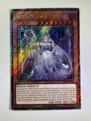 Schöne Labrynth der Silberburg RA04-DE295 Platin Secret Rare 1. Auflage Karte